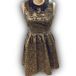 Gold Metallic Dress